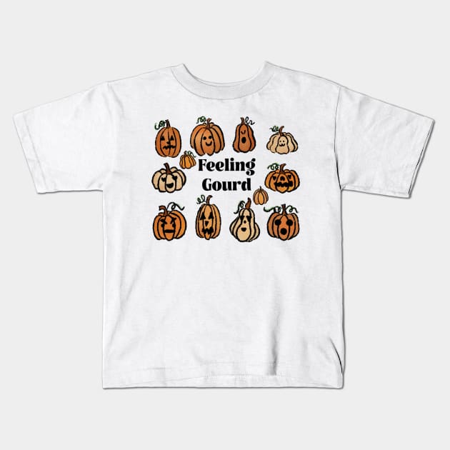 Feeling Gourd Kids T-Shirt by The Mindful Maestra